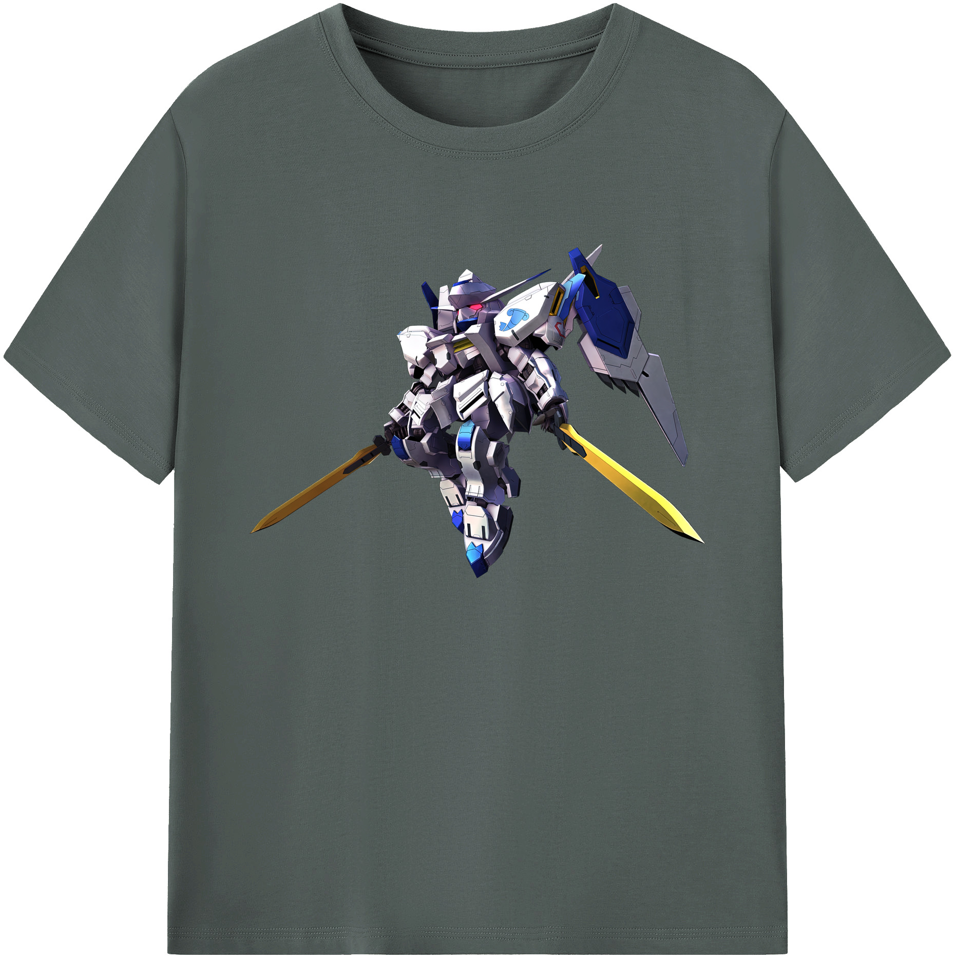 （画像用） 機動戦士ガンダム Mobile Suit Gundam 綿100％ メンズ半袖Tシャツ｜肌触りやわらか＆通気性